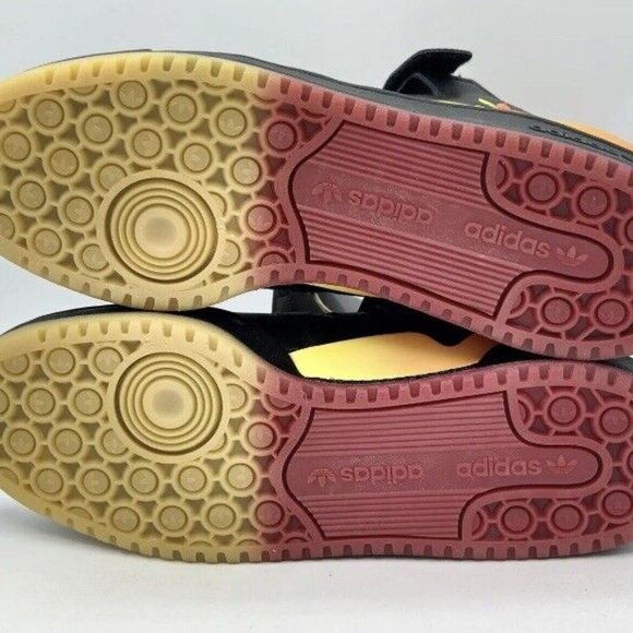 adidas Originals Men's Forum Low Classic Shoes Orange Black FZ5891 Size 10 - Picture 10 of 10